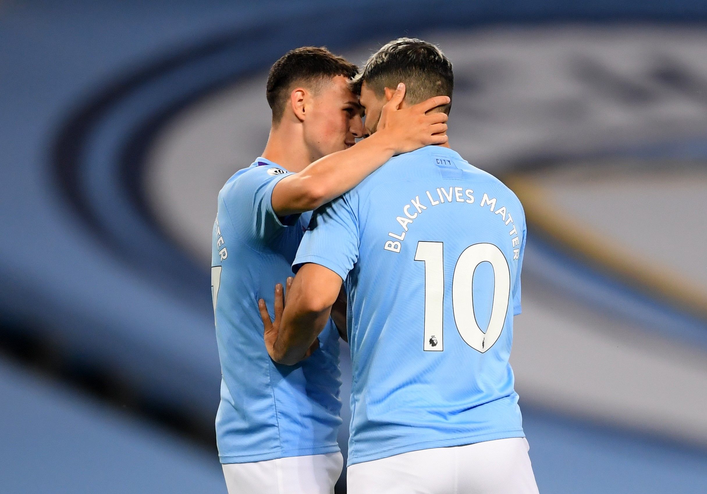 Agüero i Foden celebren un gol del Manchester City | Europa Press