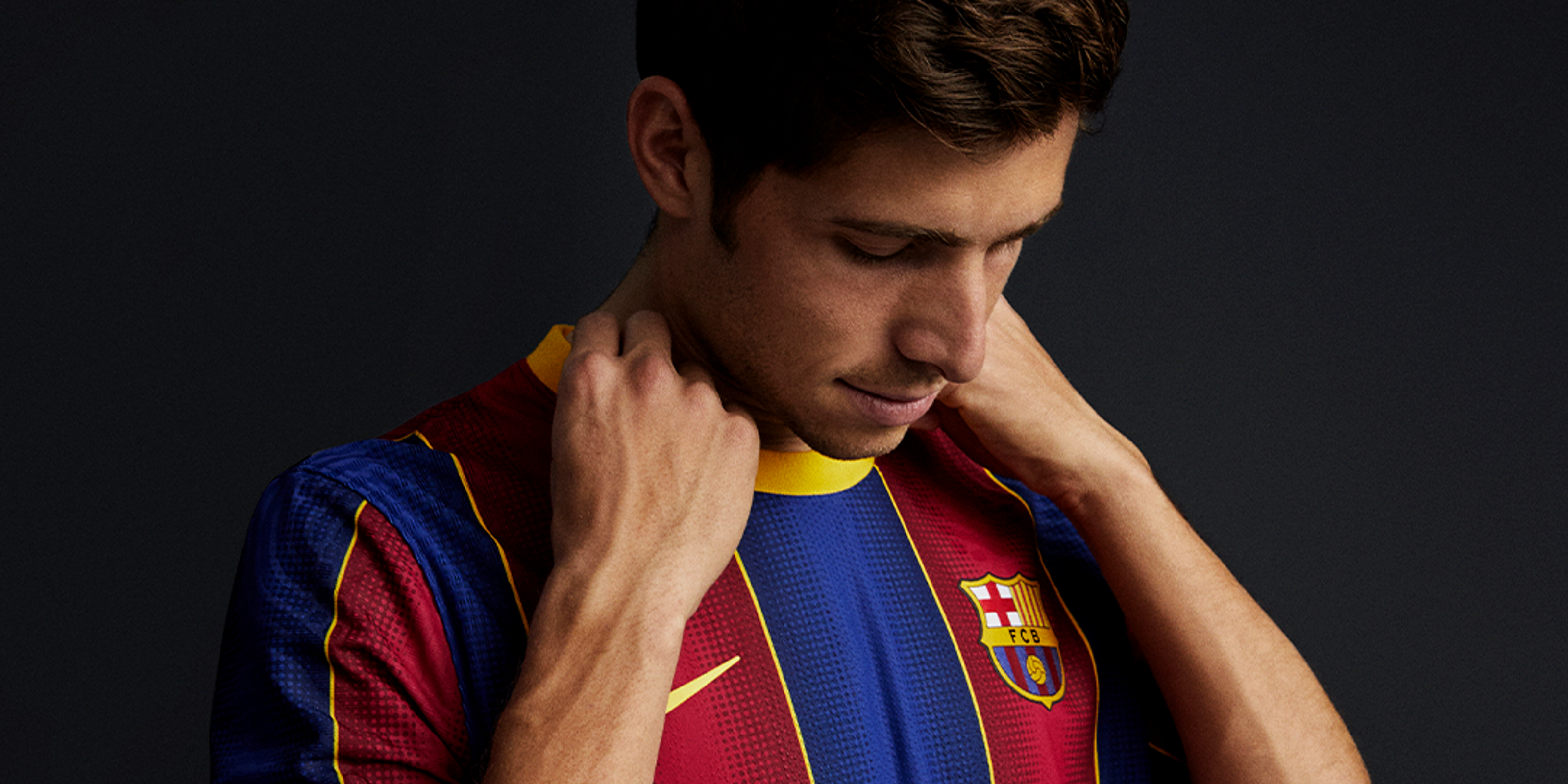Sergi Roberto, amb la nova samarreta del Barça | FC Barcelona