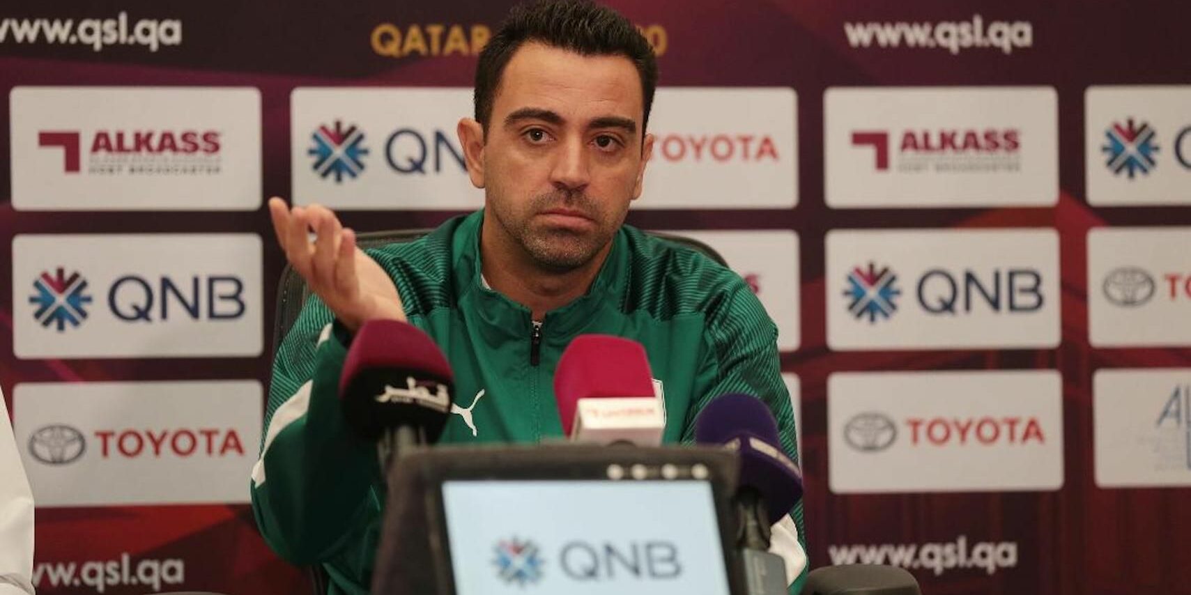 Xavi, durant una roda de premsa | Al-Sadd SC