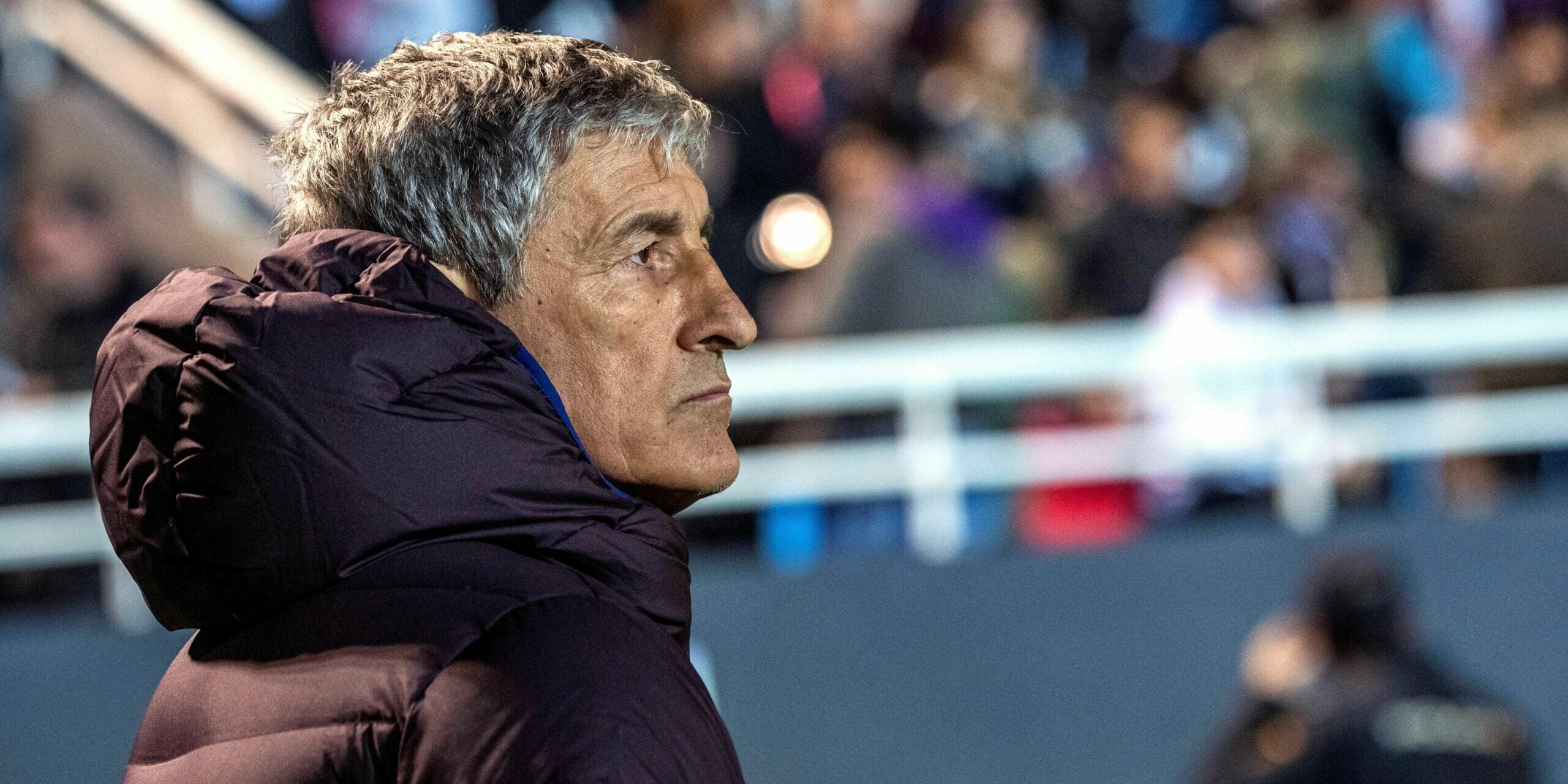 Quique Setién, durant el partit davant l'Eivissa | EFE