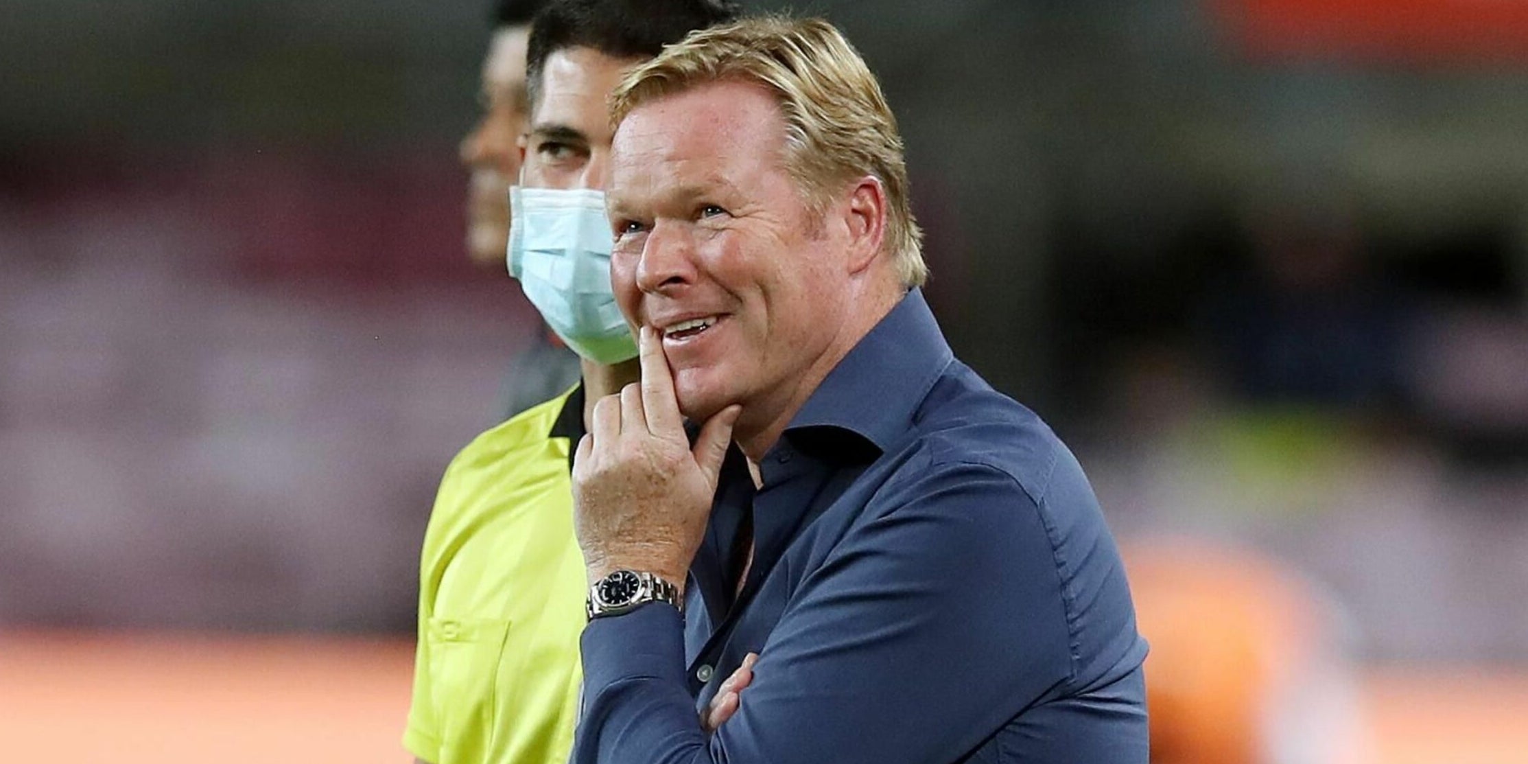 Koeman, durant un partit del Barça | FC Barcelona