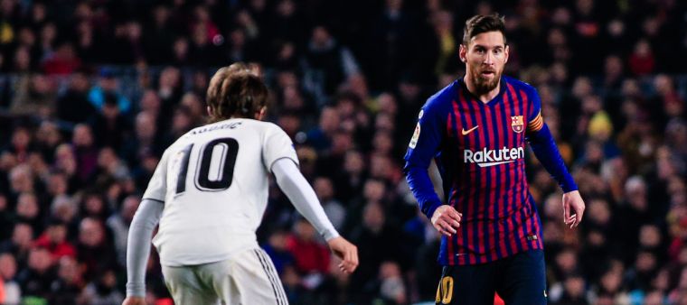 Modric i Messi, durant un clàssic | Europa Press