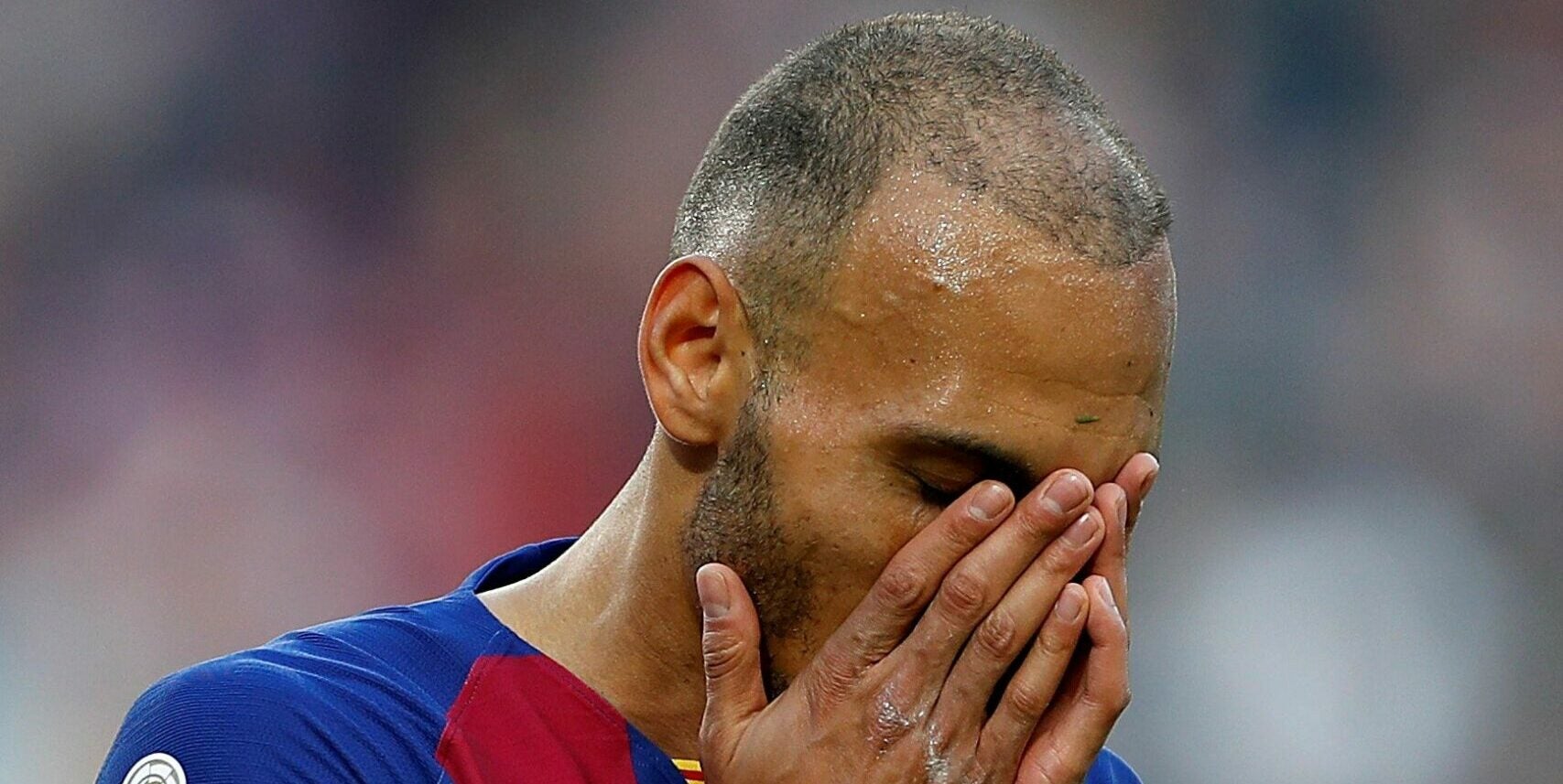Martin Braithwaite, durant el seu primer partit amb el Barça | EFE