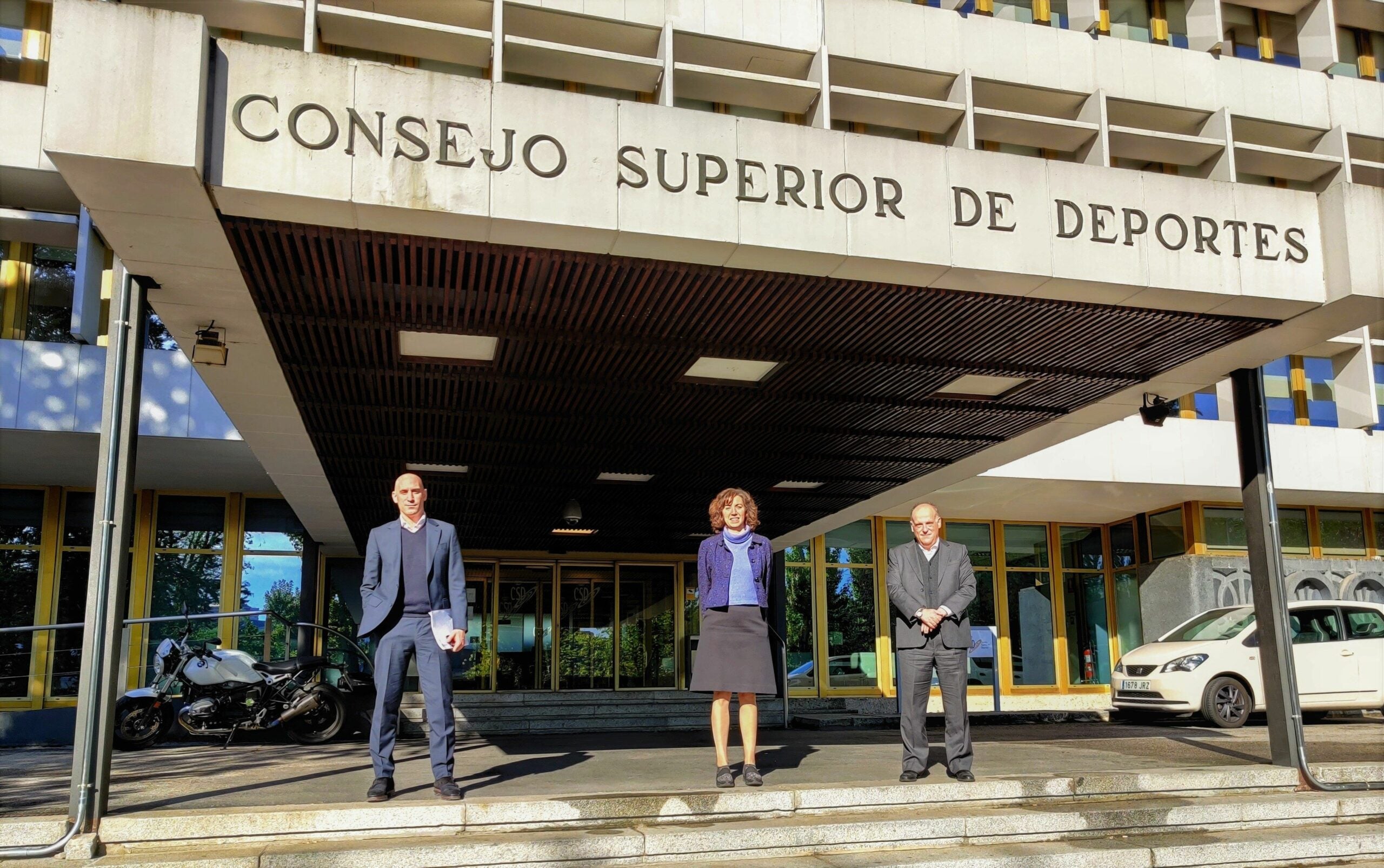 Rubiales i Tebas, al CSD | Europa Press