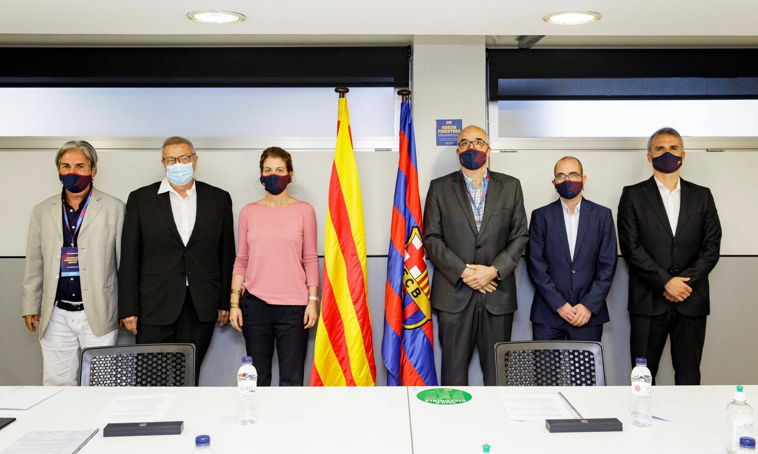 Els membres de la Mesa del vot de censura | FC Barcelona