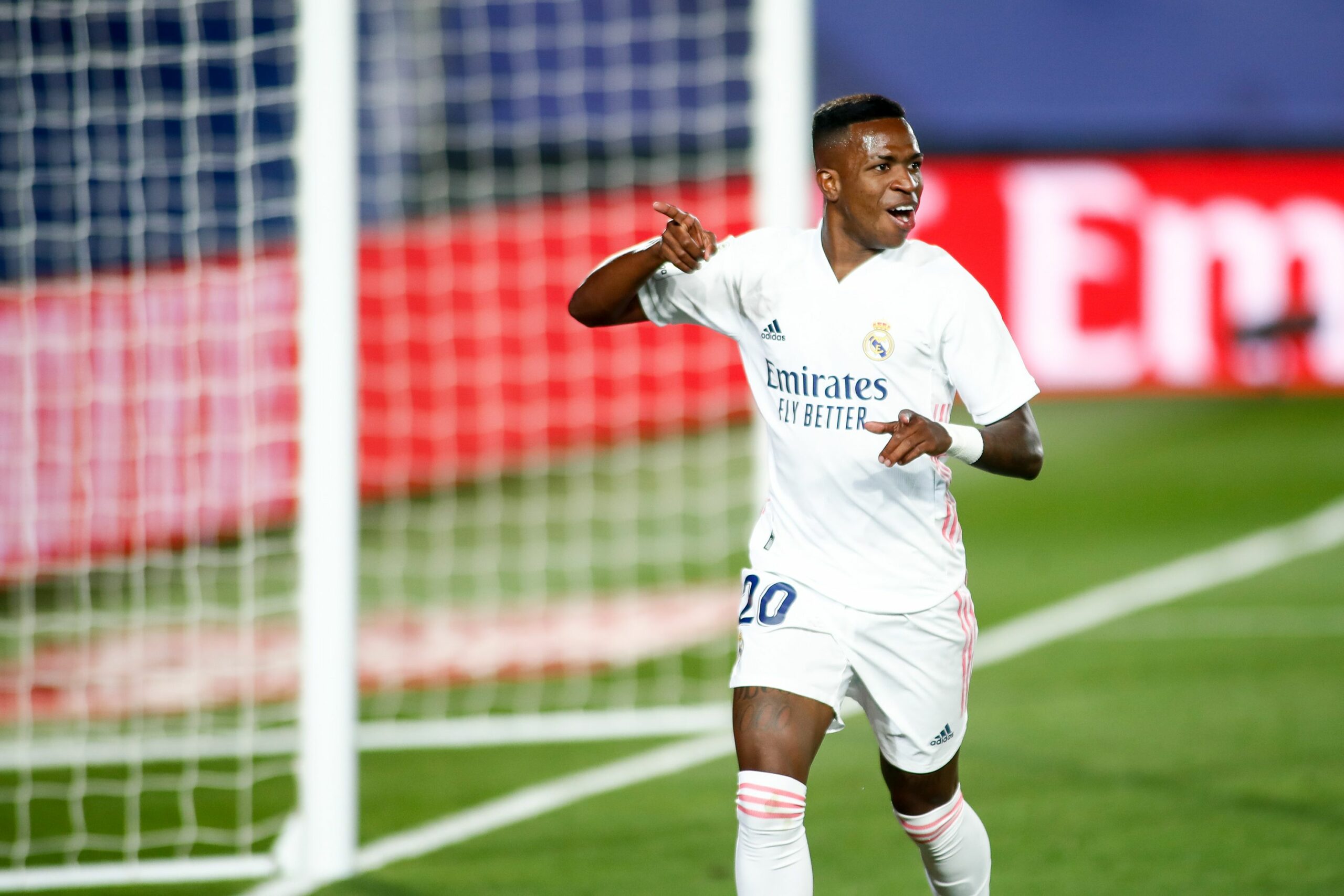 Vinícius celebra el seu gol contra el Valladolid | Europa Press