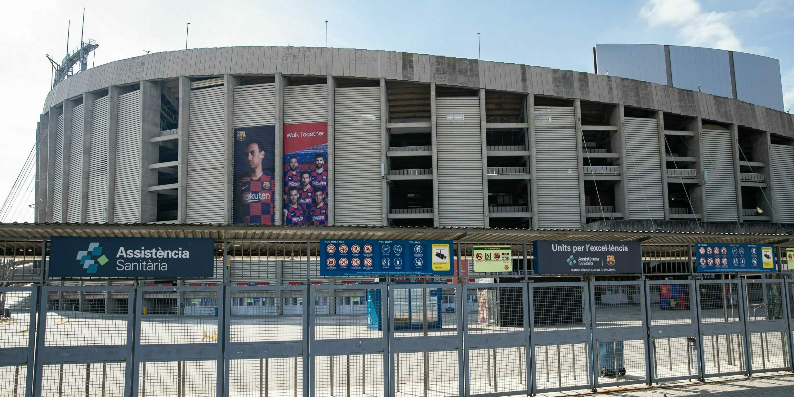 El Camp Nou, tancat pel coronavirus | Europa Press