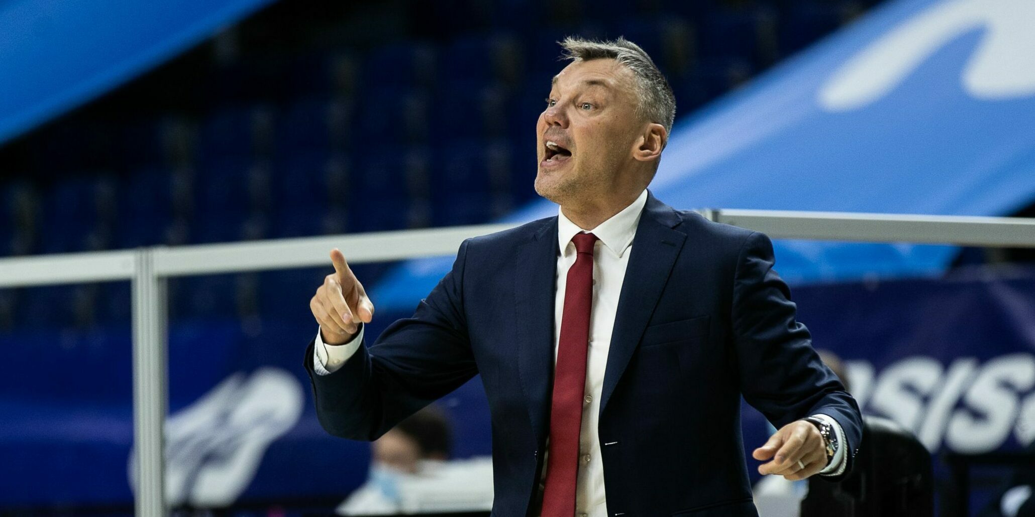Sarunas Jasikevicius, durant el partit contra l'Estudiantes | FC Barcelona
