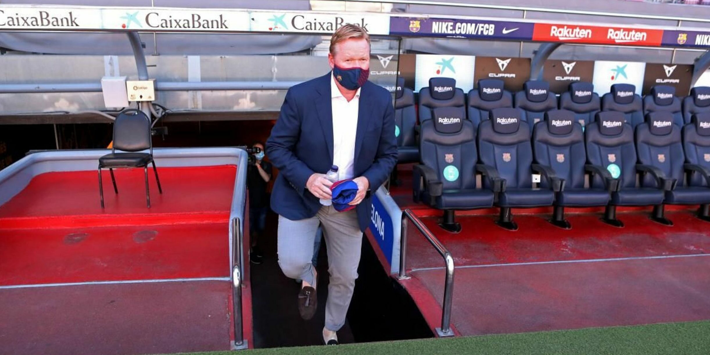 Ronald Koeman, durant la seva presentació | FC Barcelona