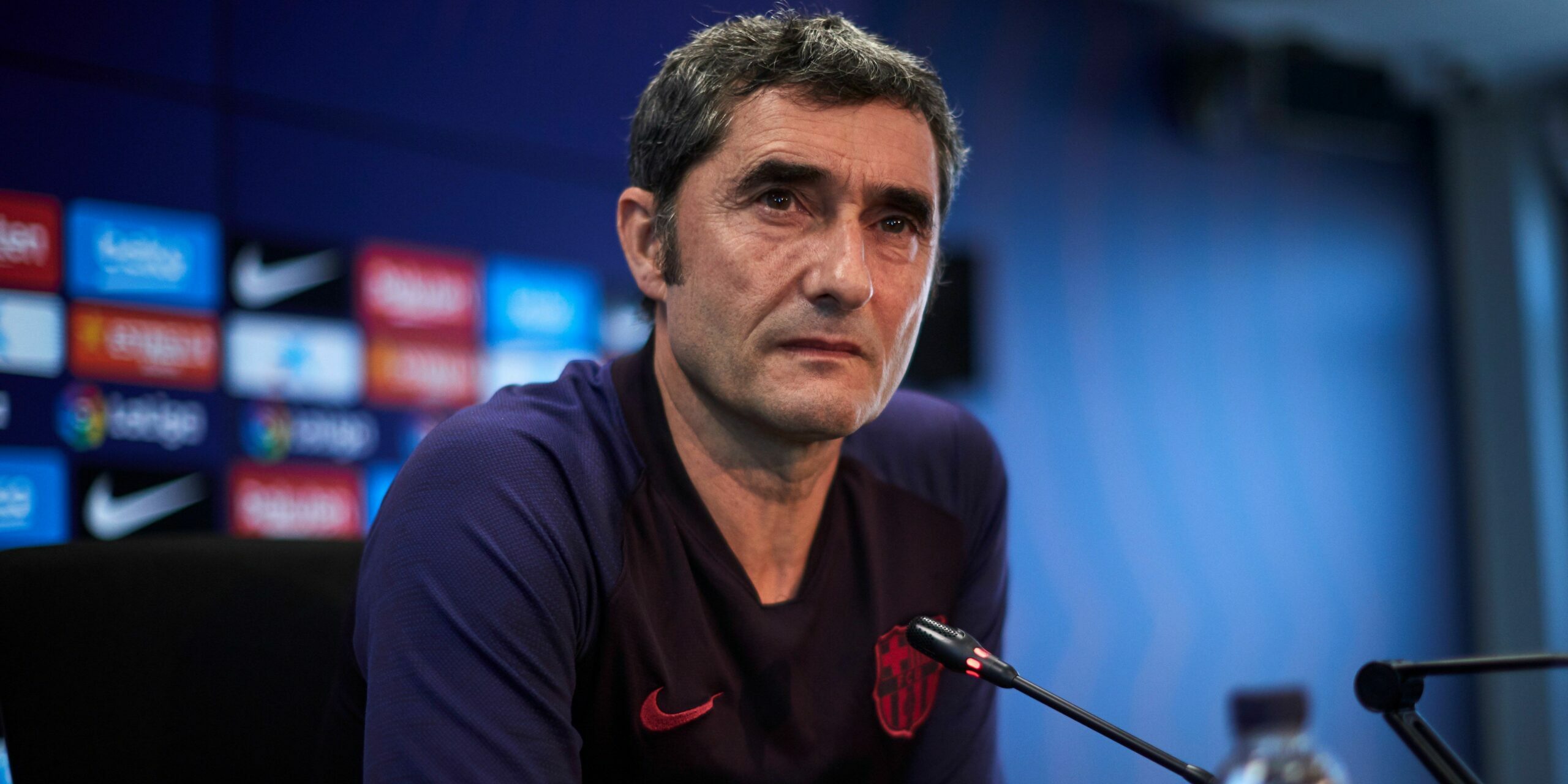 Valverde, durant una roda de premsa | EFE
