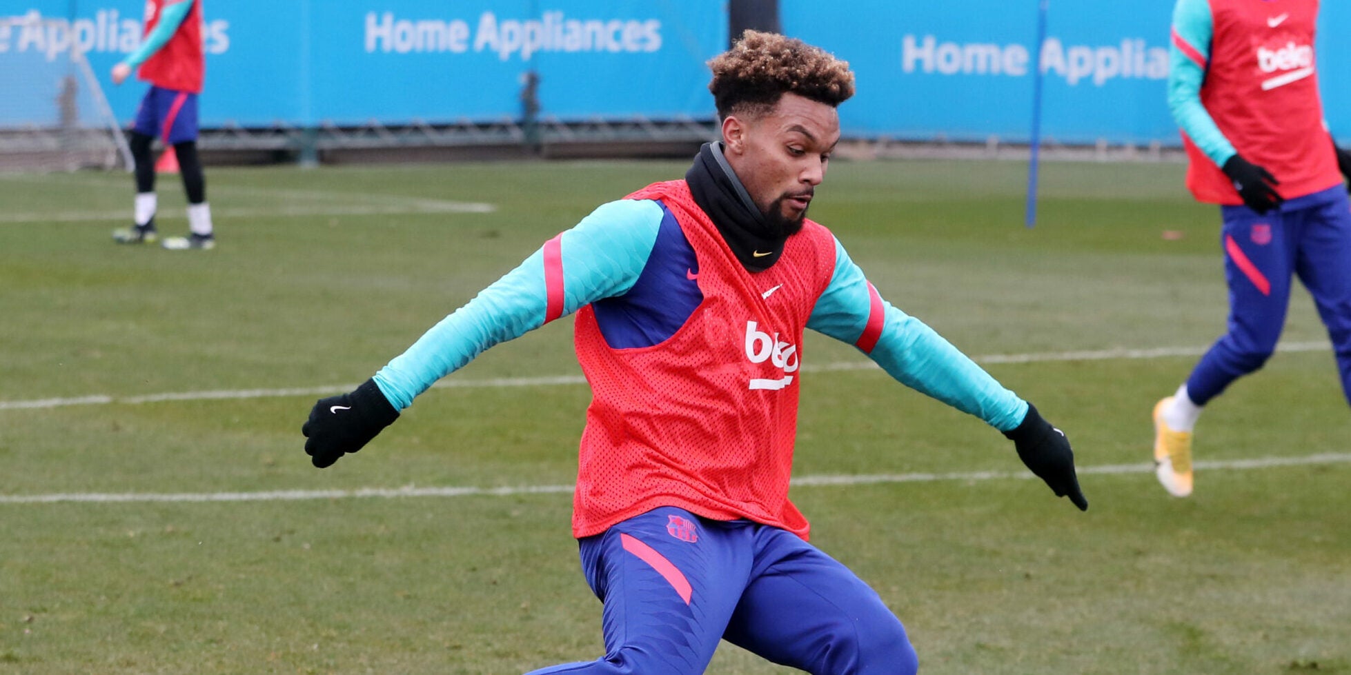 Konrad de la Fuente, durant un entrenament | FC Barcelona