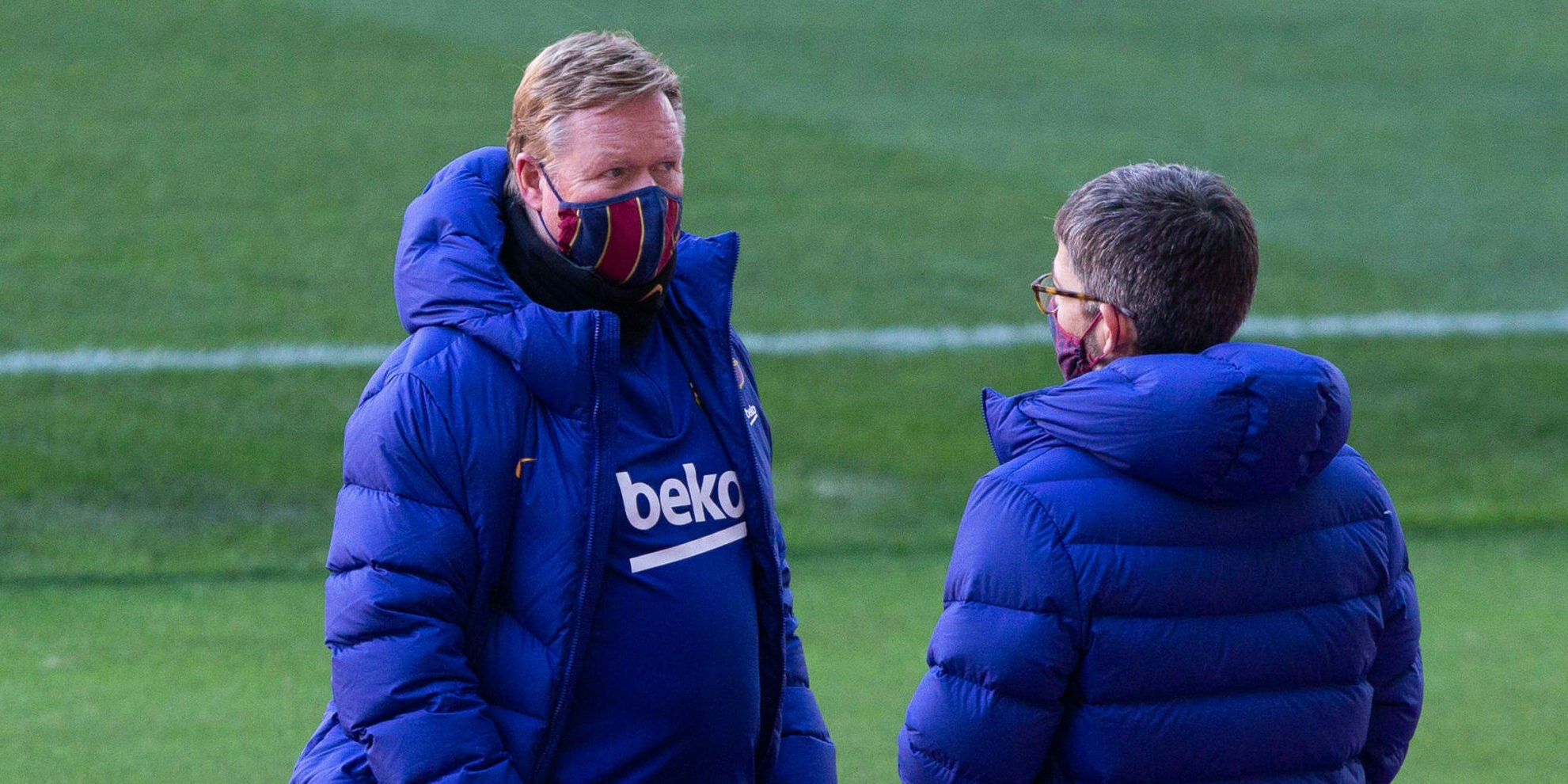 Koeman, durant un entrenament | Europa Press