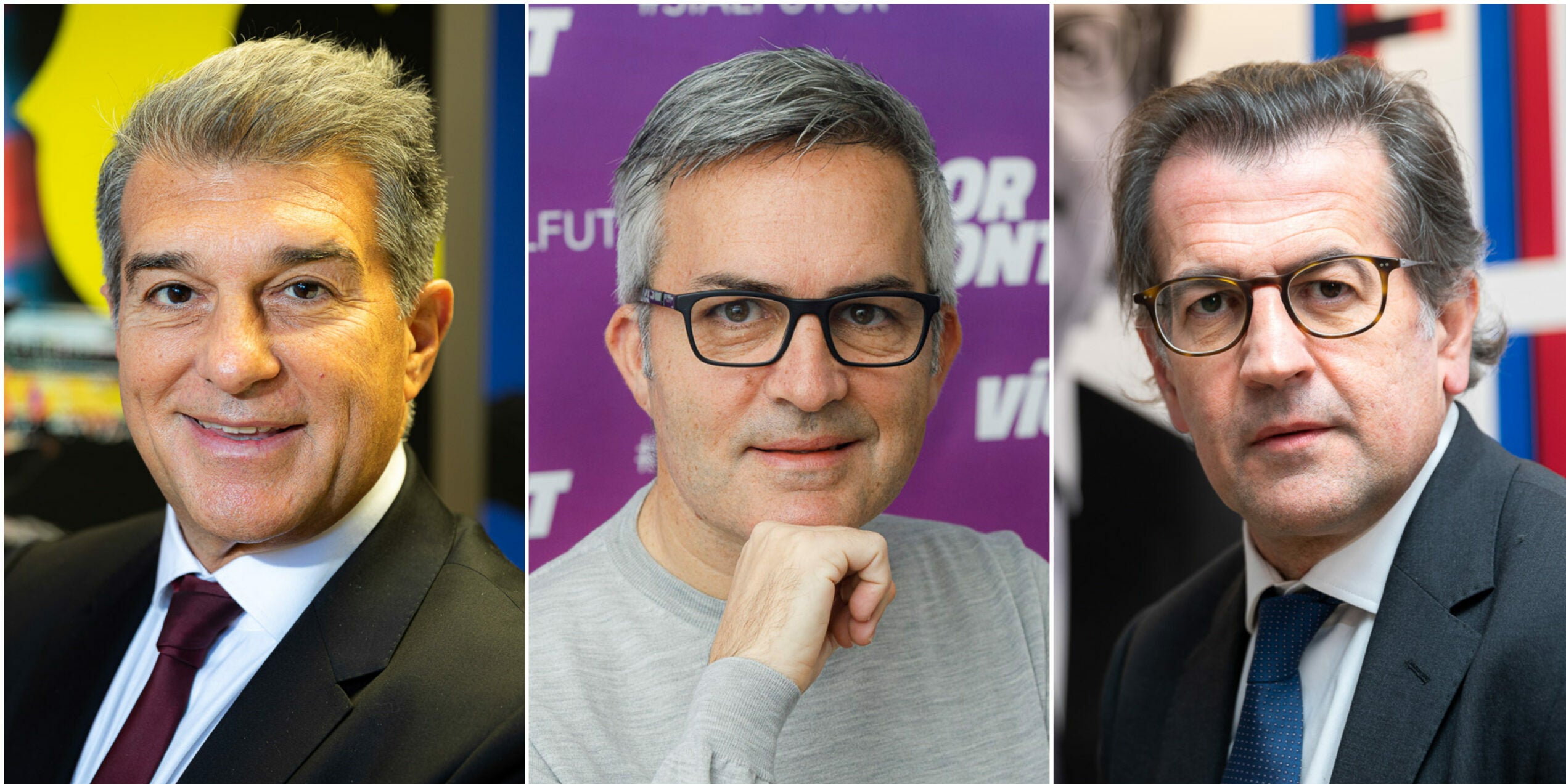 Joan Laporta, Víctor Font i Toni Freixa, candidats a les eleccions del Barça | El Món