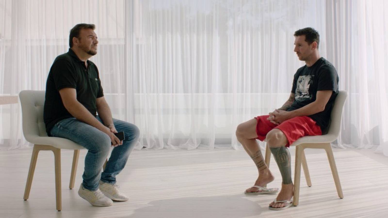 Leo Messi, durant l'entrevista a 'Goal' | Goal