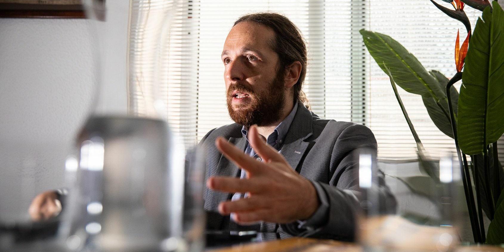 Marc Duch, durant l'entrevista amb 'El Món' | Jordi Borràs