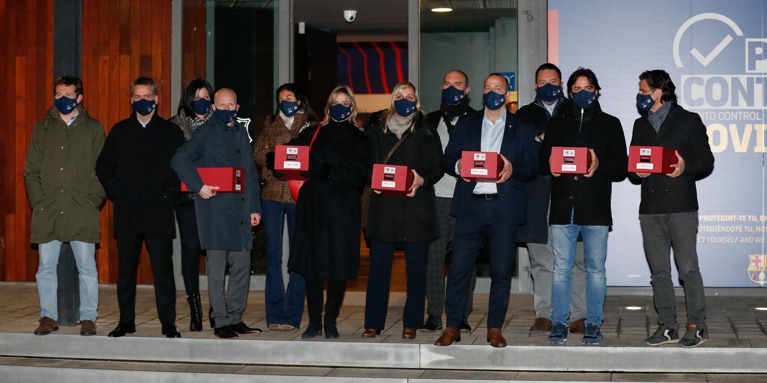 Xavi Vilajoana, durant la presentació de signatures a l'Auditori 1899 | Valentí Enrich