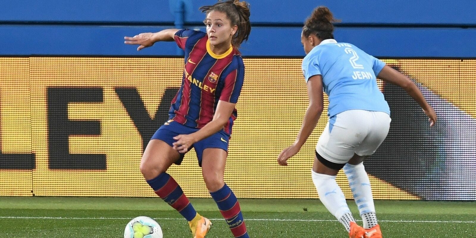 Lieke Martens, durant un partit de Champions | Europa Press