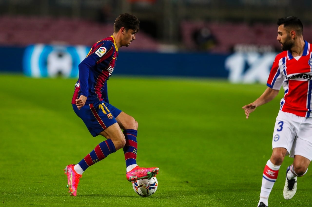 Trincao, jugador del FC Barcelona | Twitter FCB
