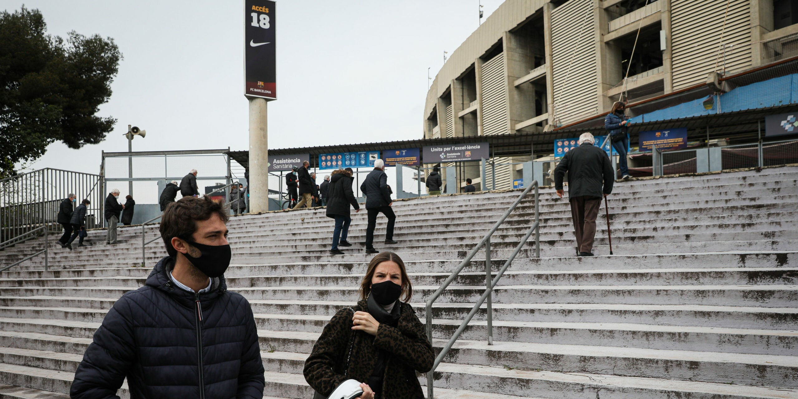 L'entrada de l'esplanada del Camp Nou | Jordi Borràs