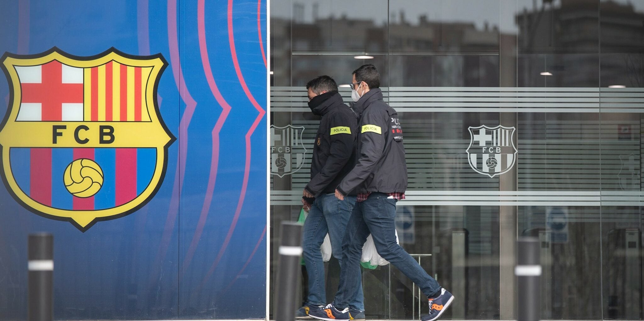 Els Mossos d'Esquadra, a les oficines del Camp Nou | Europa Press