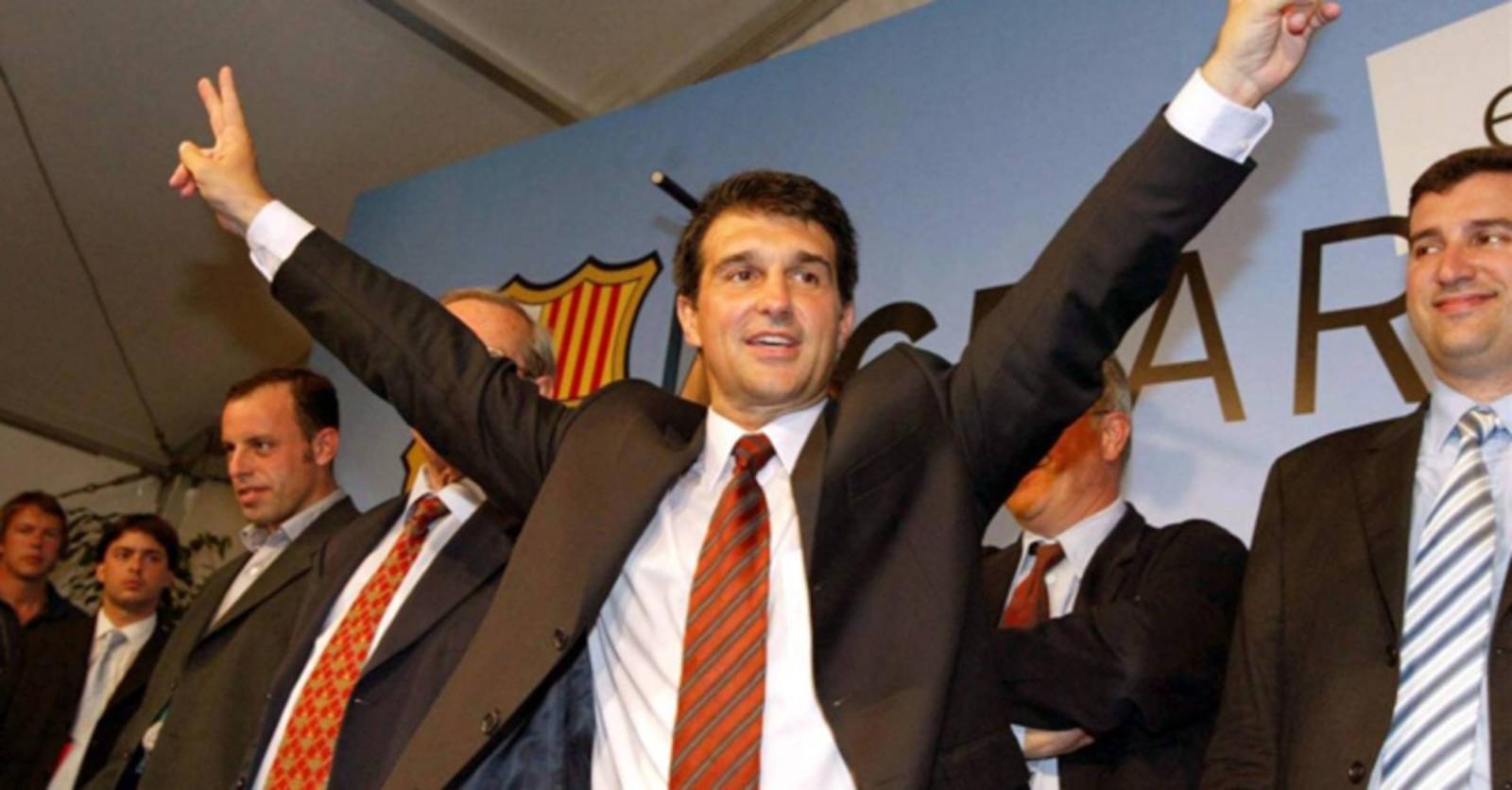 Joan Laporta, elegido presidente del Barça el 2003 | FC Barcelona