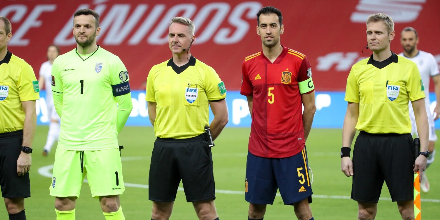 Sergio Busquets, durant el partit contra Kosovo | SeFutbol