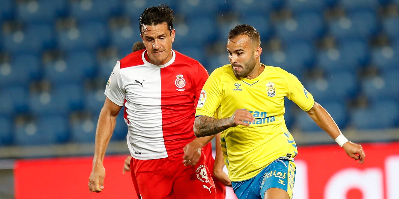 Jesé Rodríguez, durant el partit contra el Girona | UDLP