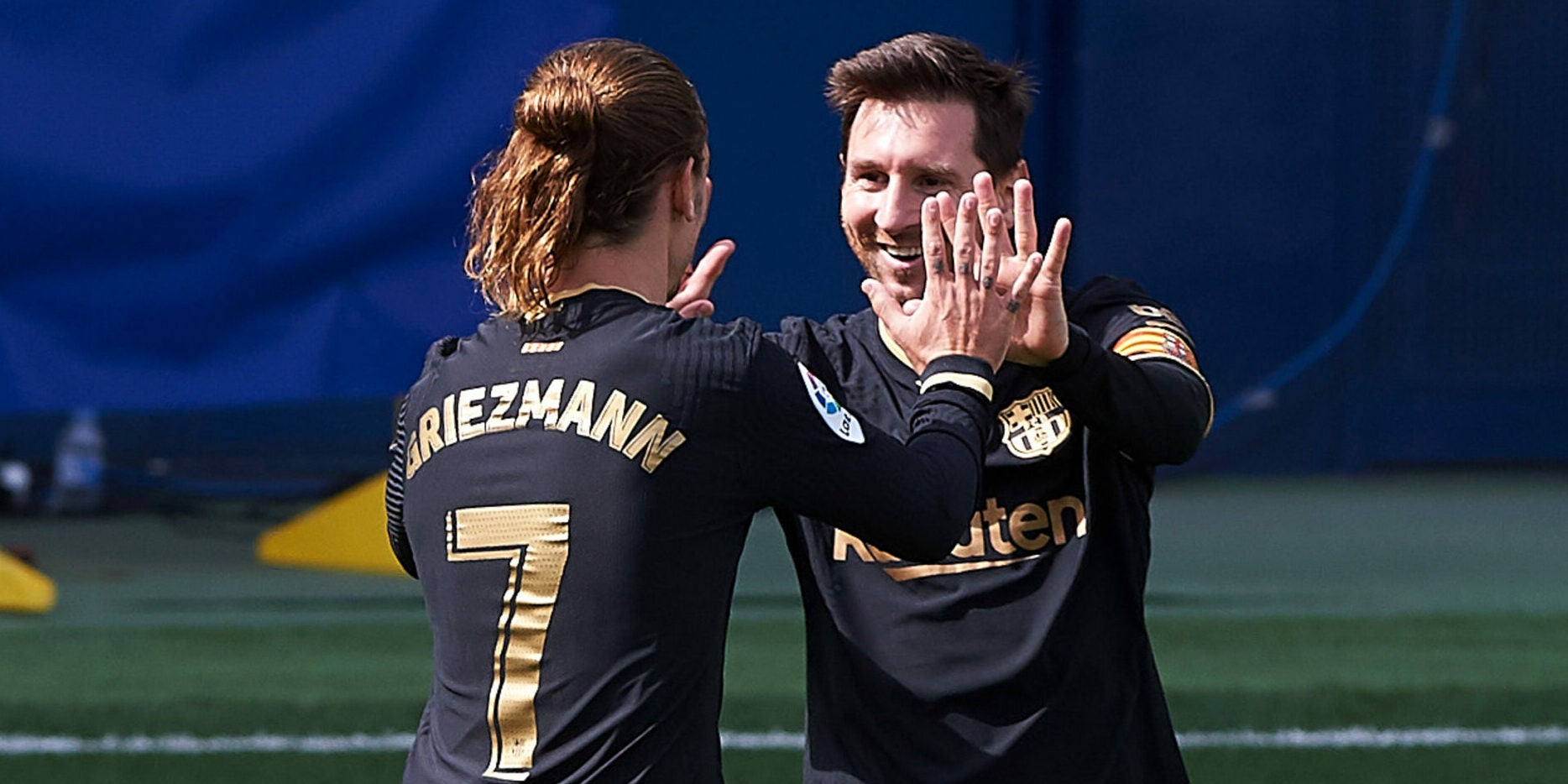 Messi i Griezmann celebren un gol | Europa Press