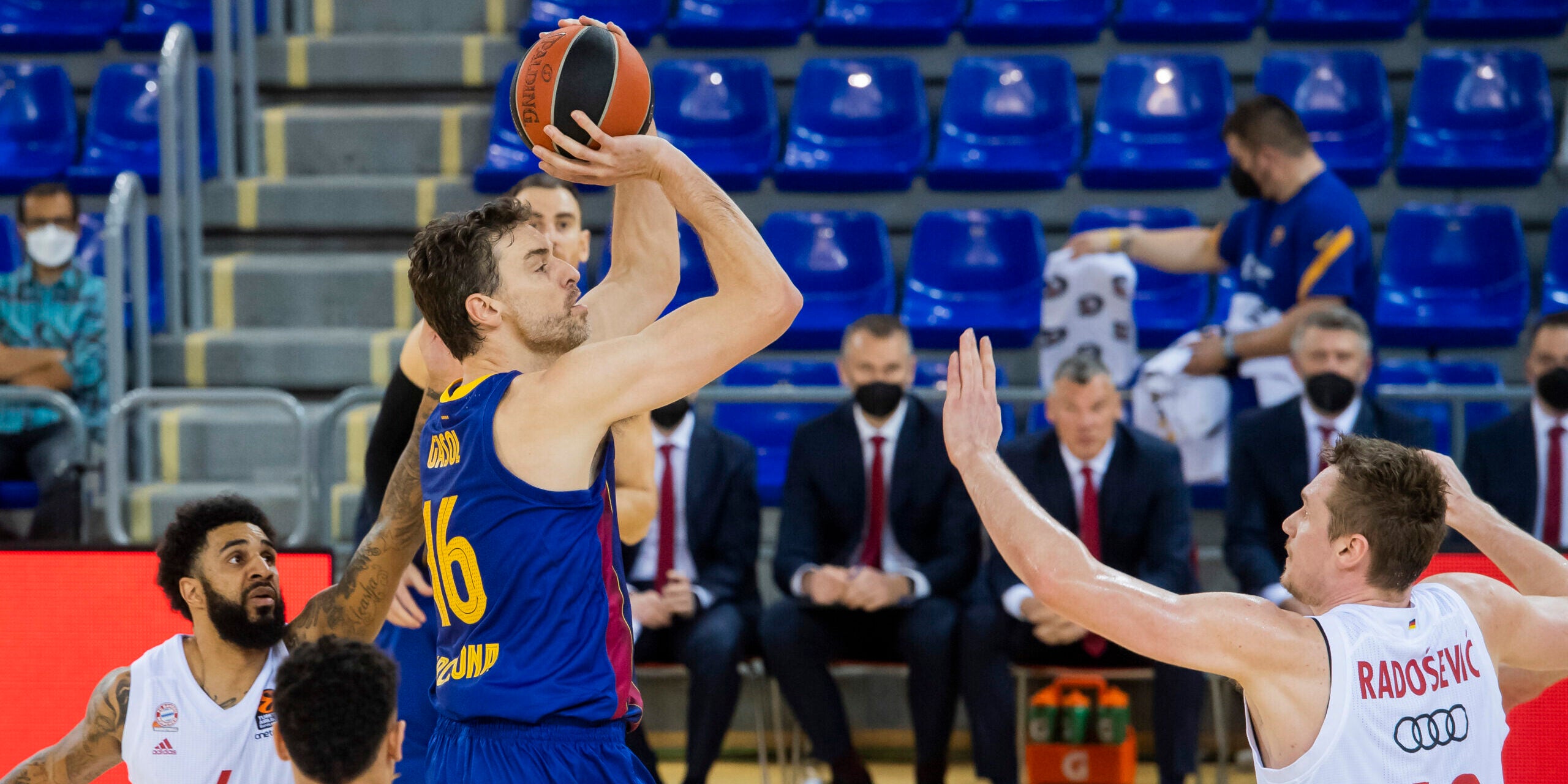 Pau Gasol, durant el seu redebut | FC Barcelona