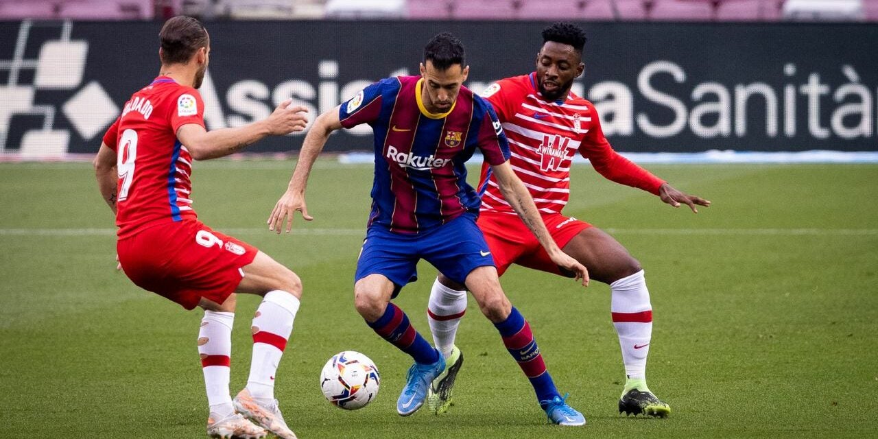 Sergio Busquets, durant un partit del Barça | FCB