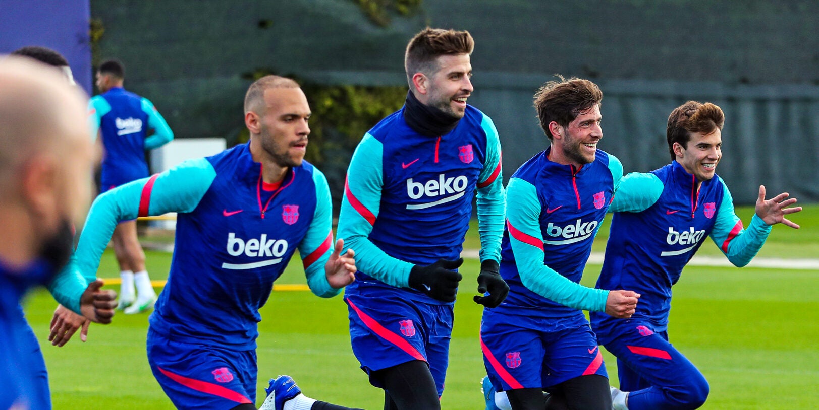 Els jugadors del Barça, durant un entrenament | FC Barcelona
