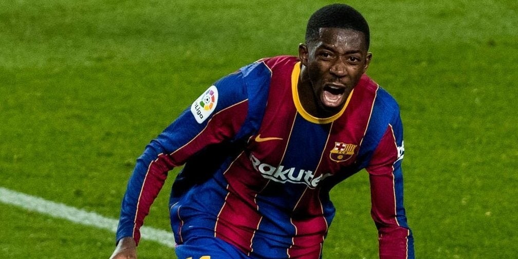 Dembélé, durant un partit amb el Barça | FC Barcelona