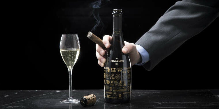Una imatge promocional del cava 'El Cigalero' | Celler Can Virgili