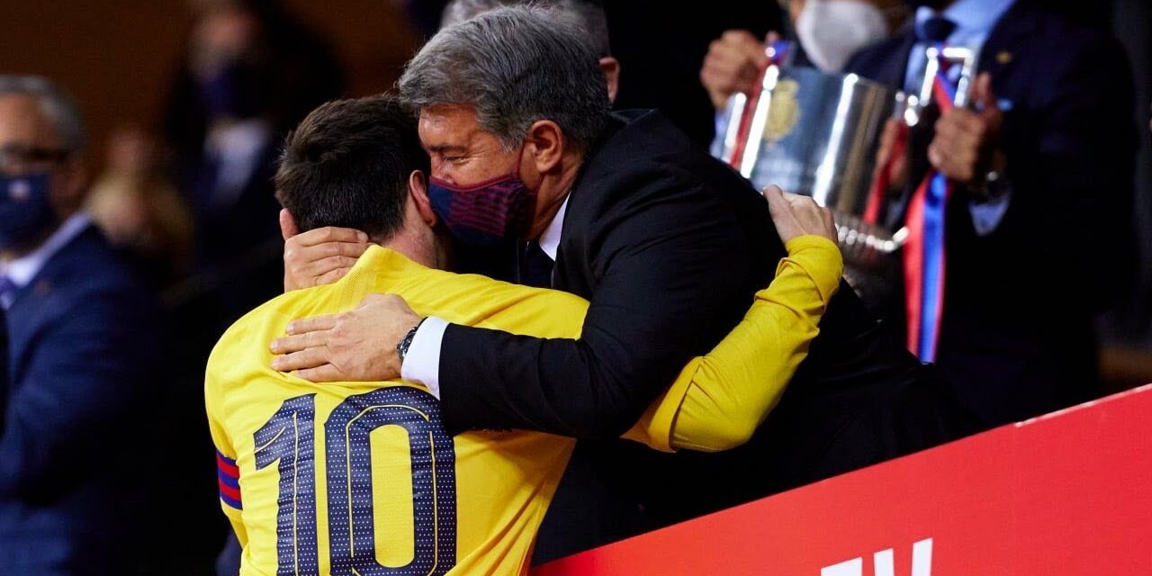 Joan Laporta, després d'haver guanyat la Copa | Joan Laporta