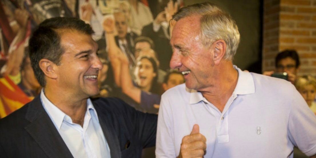 Joan Laporta i Johan Cruyff | Joan Laporta