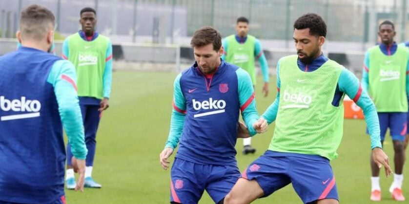 Leo Messi, durant un entrenament | FC Barcelona