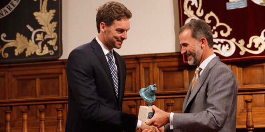 Pau Gasol, amb Felip de Borbó | @CasaReal