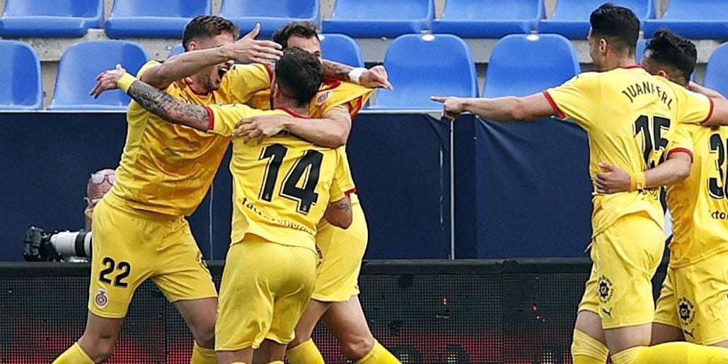 Els jugadors del Girona celebren un gol | Girona FC