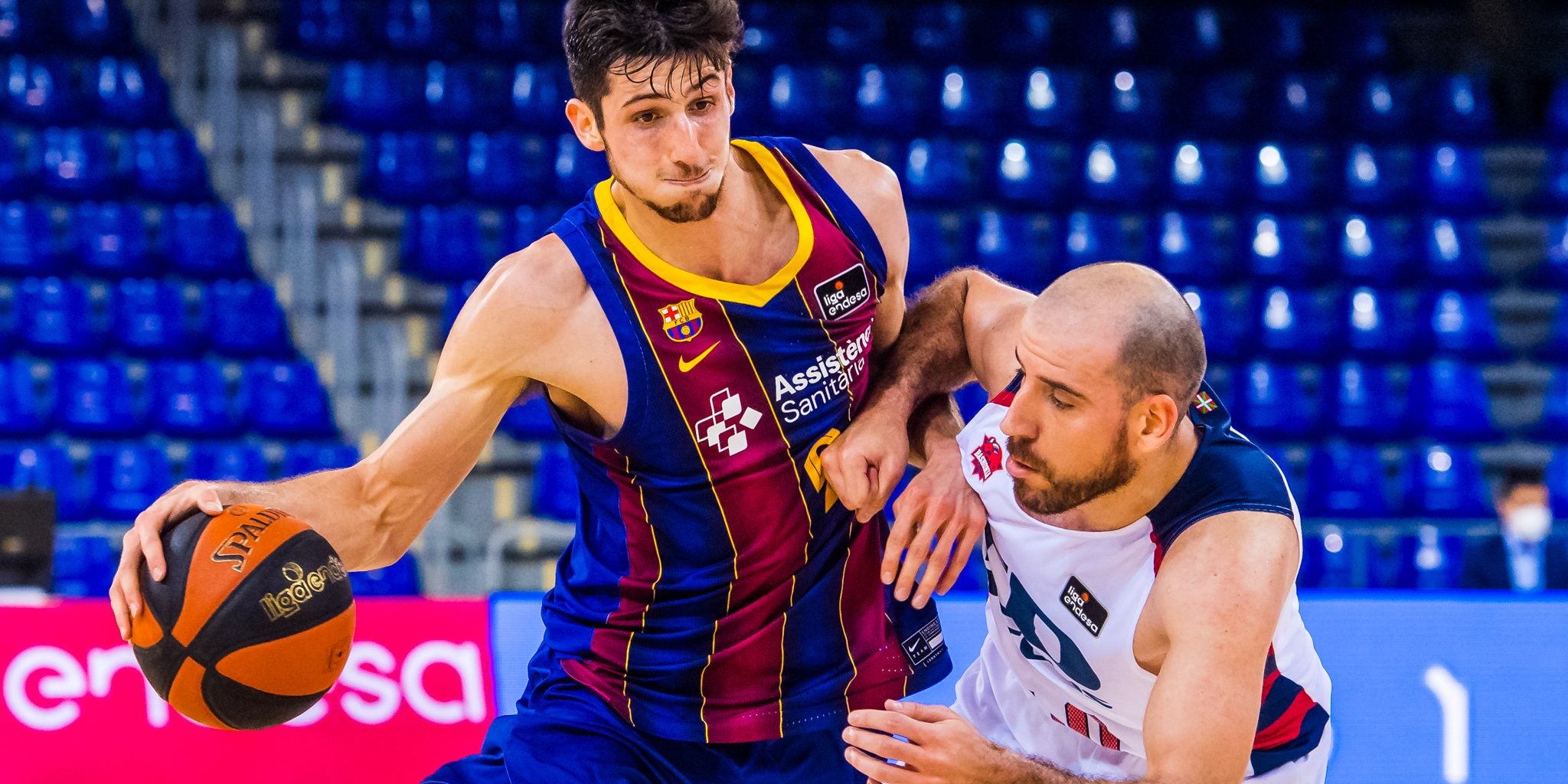 Bolmaro, durant el partit contra el Baskonia | FC Barcelona
