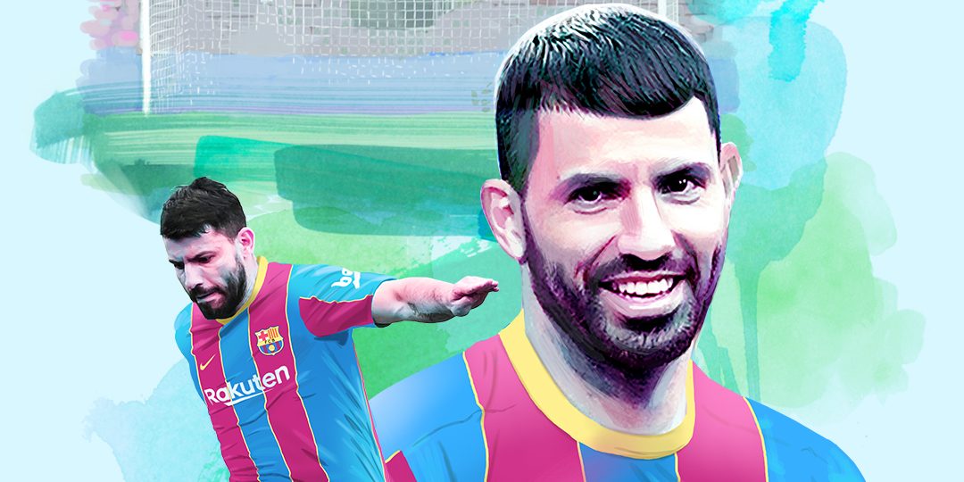 Agüero, amb la samarreta del Barça | FC Barcelona