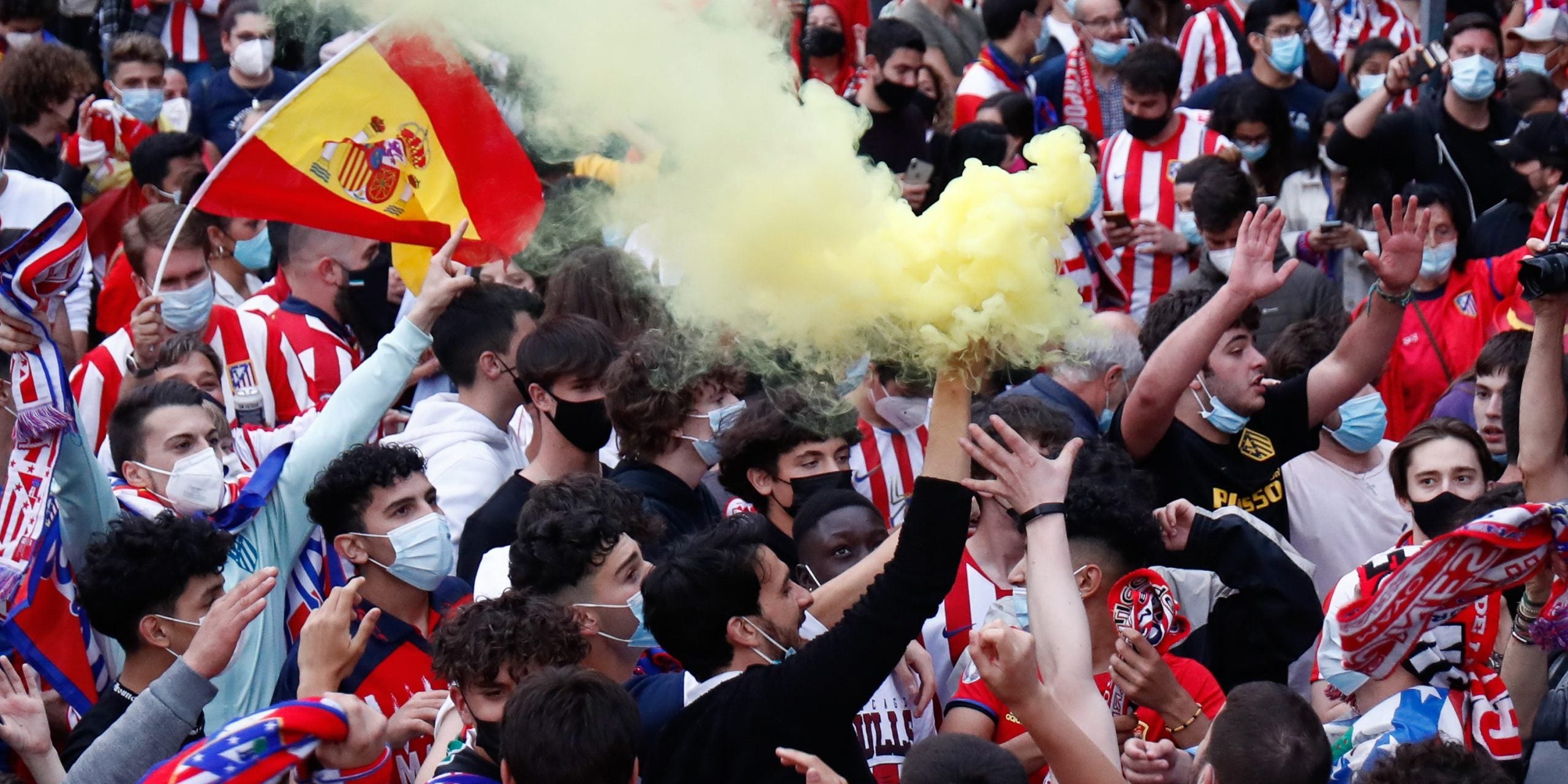 Els seguidors de l'Atlètic celebren el títol de Lliga | Europa Press