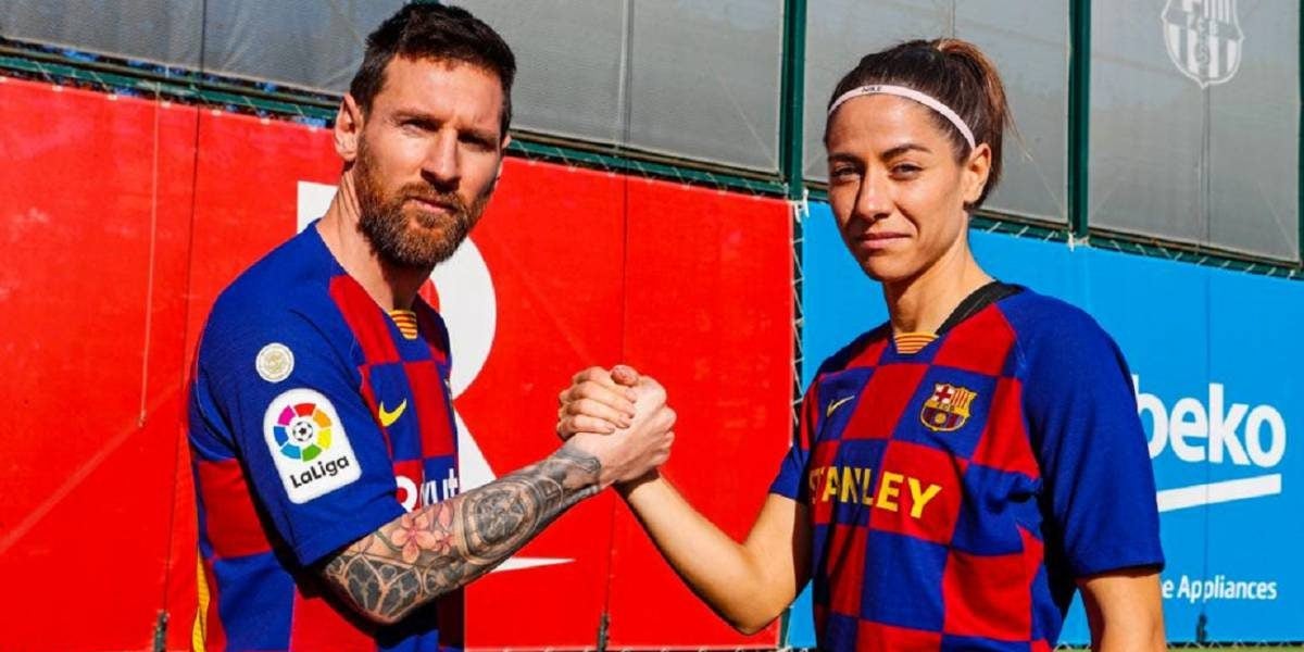 Leo Messi i Vicky Losada, en arxiu | FC Barcelona