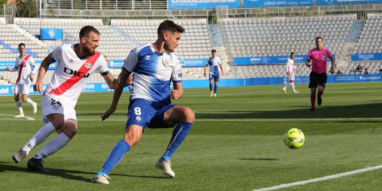 Adri Cuevas, autor del gol contra el Rayo Vallecano | CE Sabadell