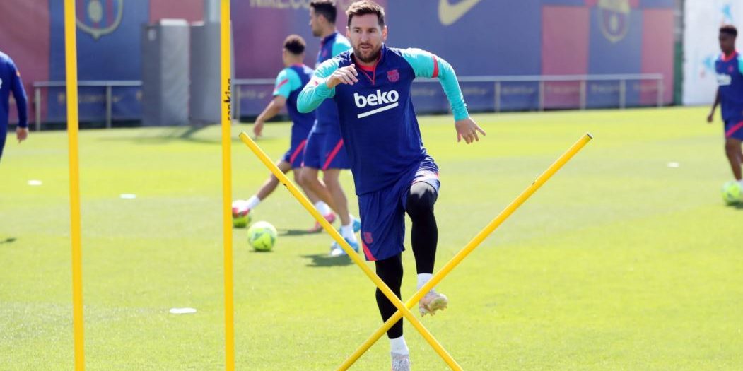 Leo Messi, durant un entrenament | FC Barcelona