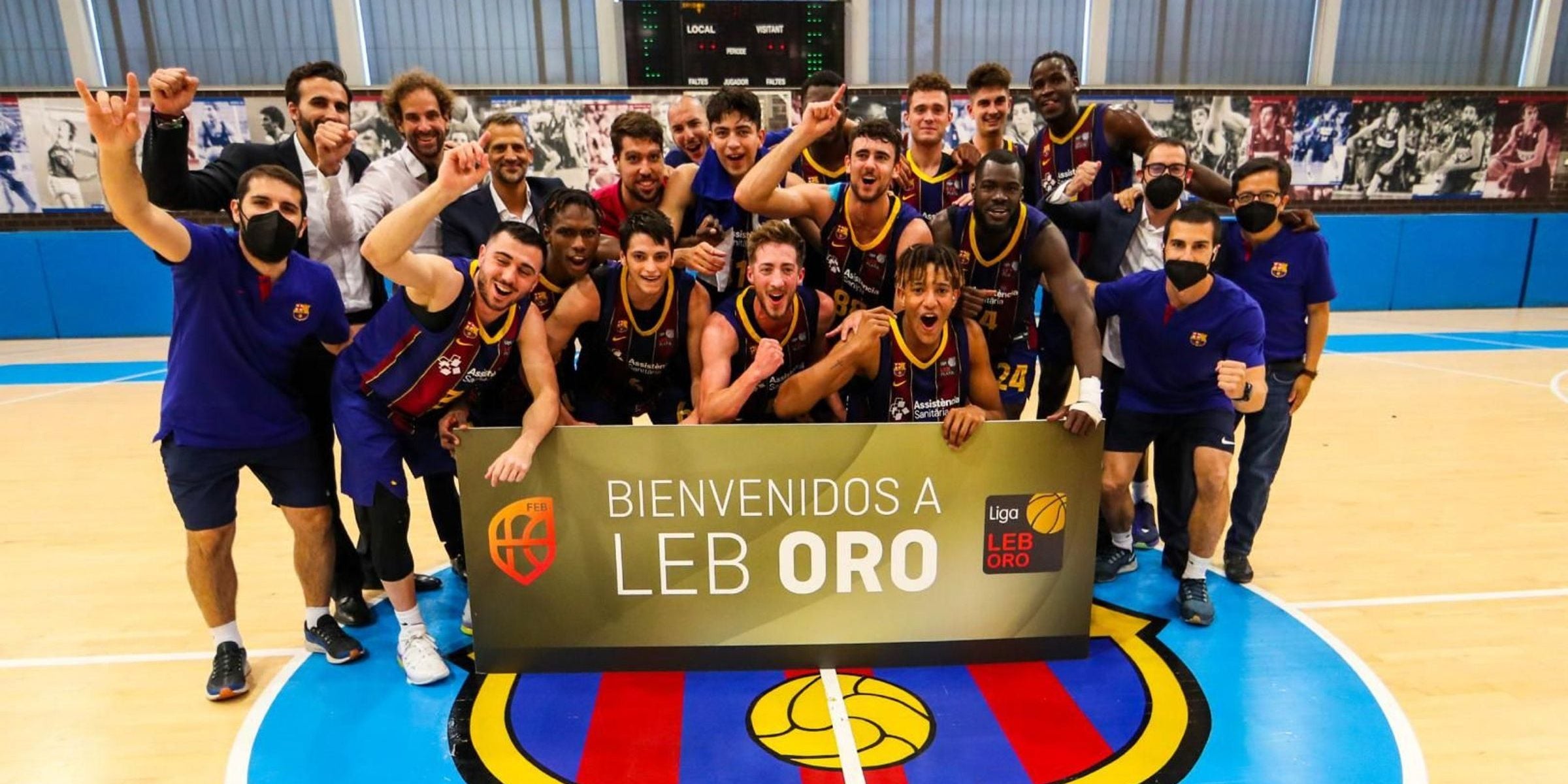 El Barça B celebra el retorn a LEB Or | FC Barcelona