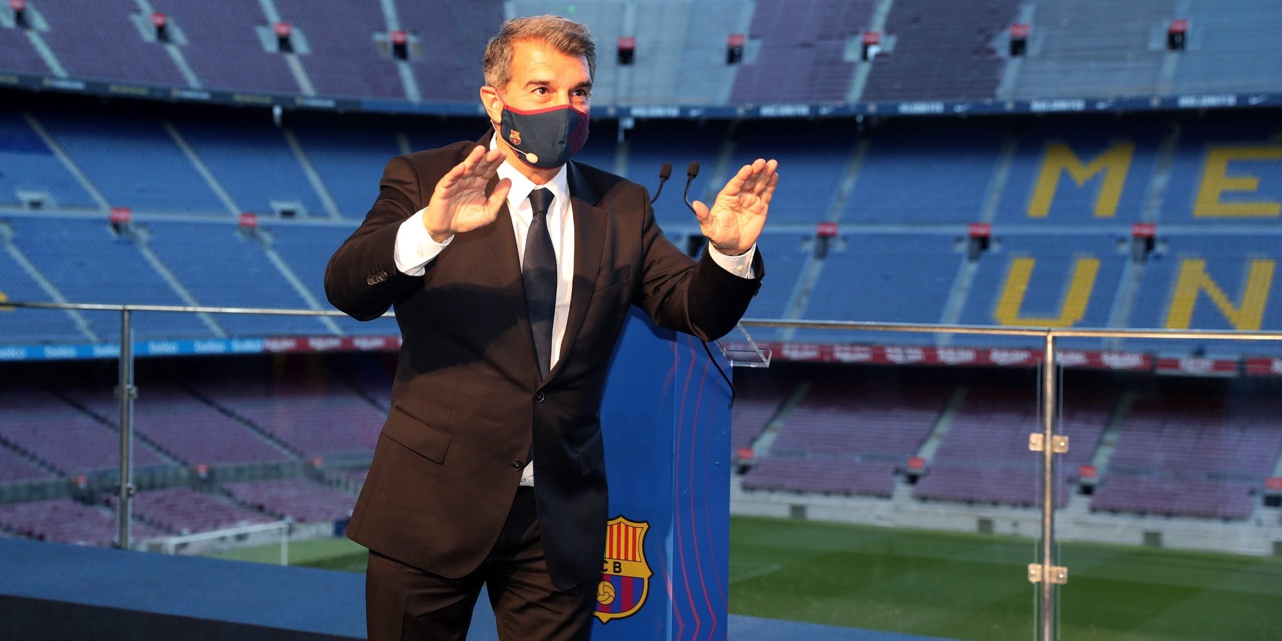 Joan Laporta, en roda de premsa | FC Barcelona