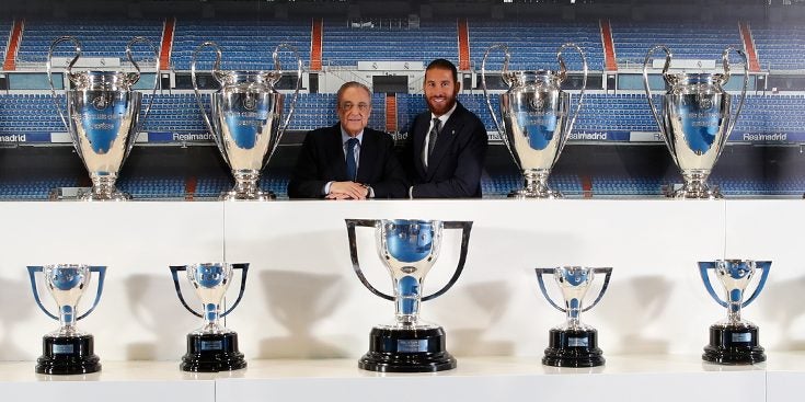 Sergio Ramos s'acomiada de Florentino Pérez | Real Madrid CF