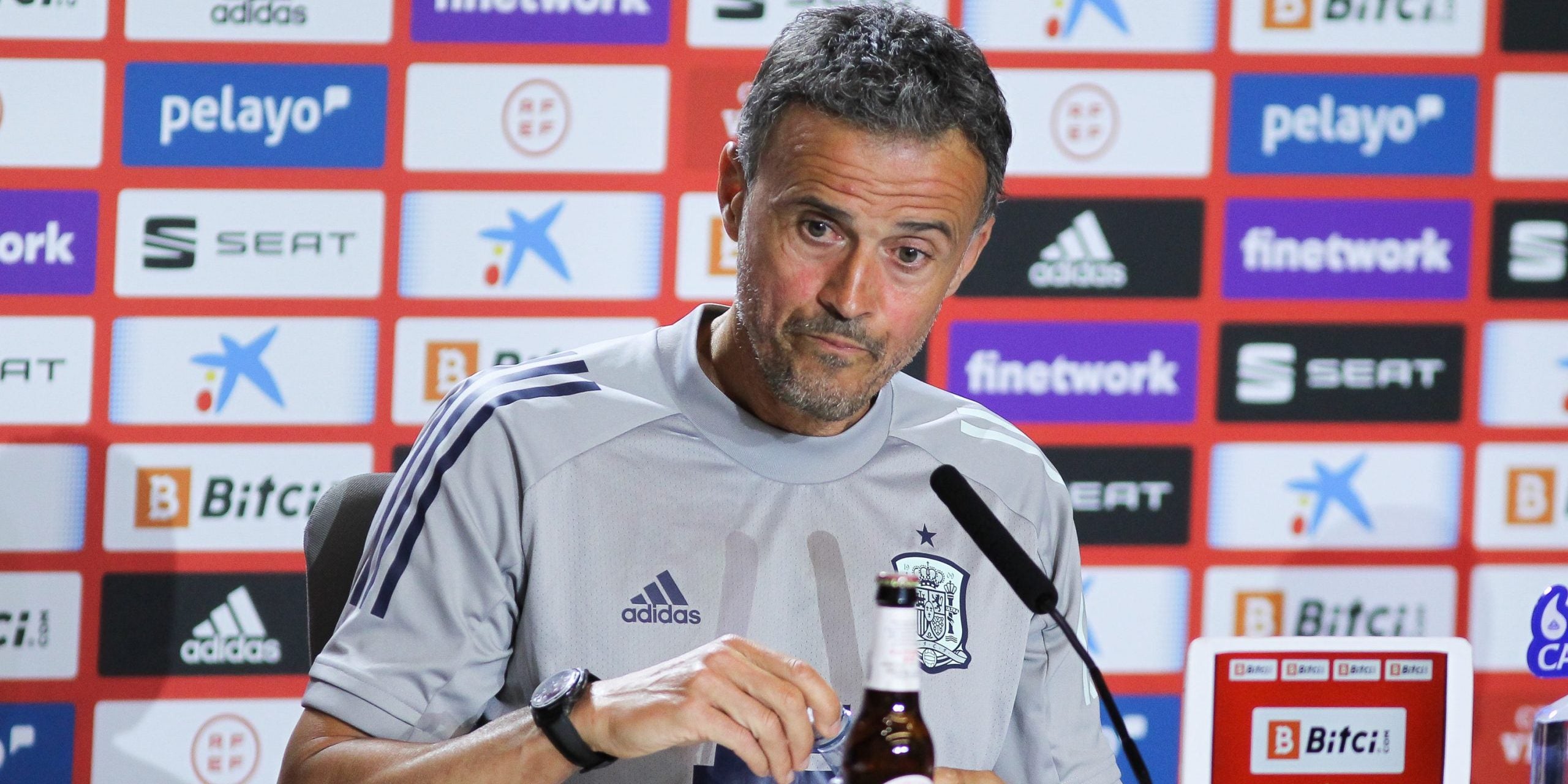 Luis Enrique, en roda de premsa | Europa Press