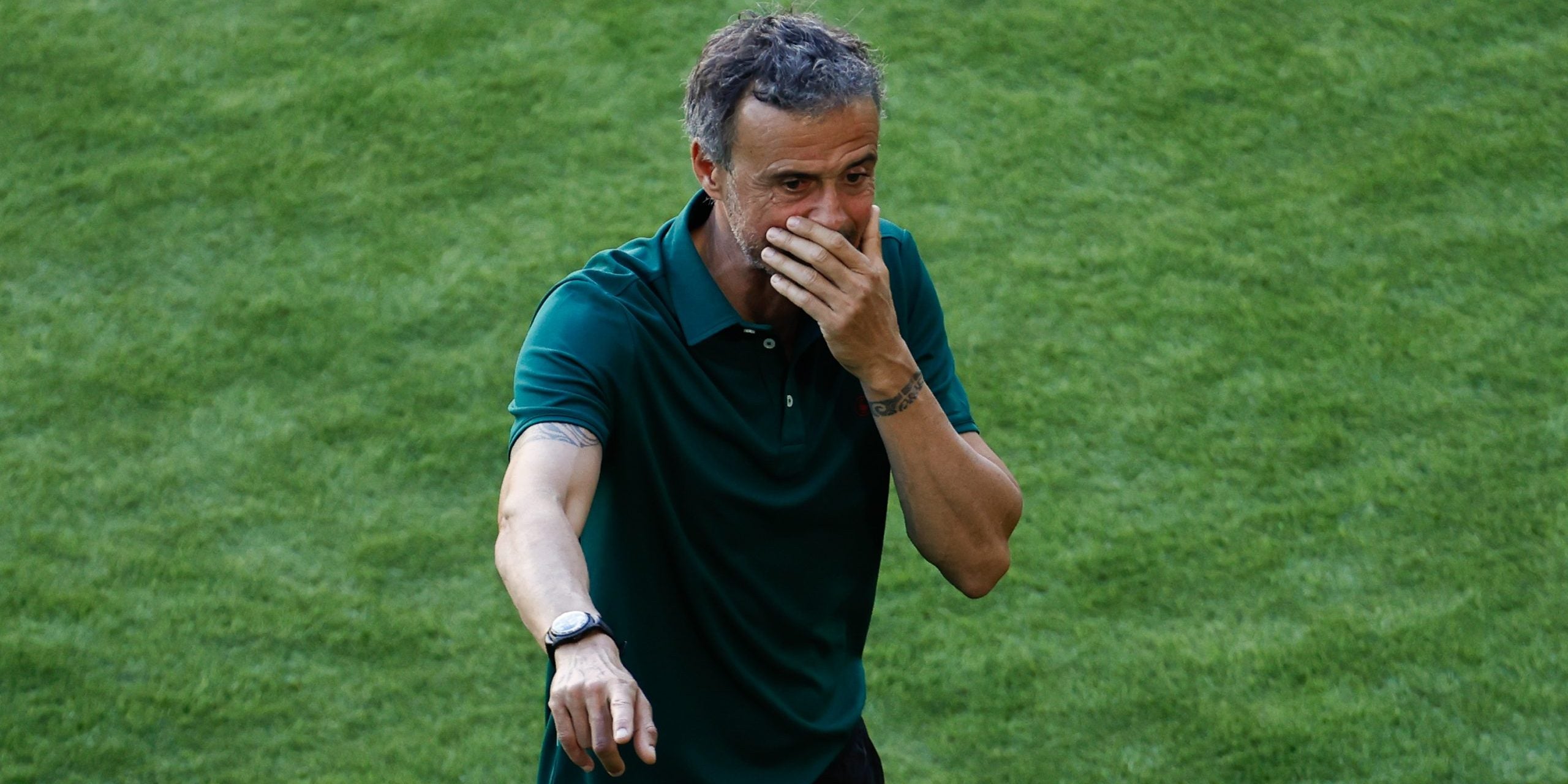 Luis Enrique, durant l'Eurocopa | Europa Press