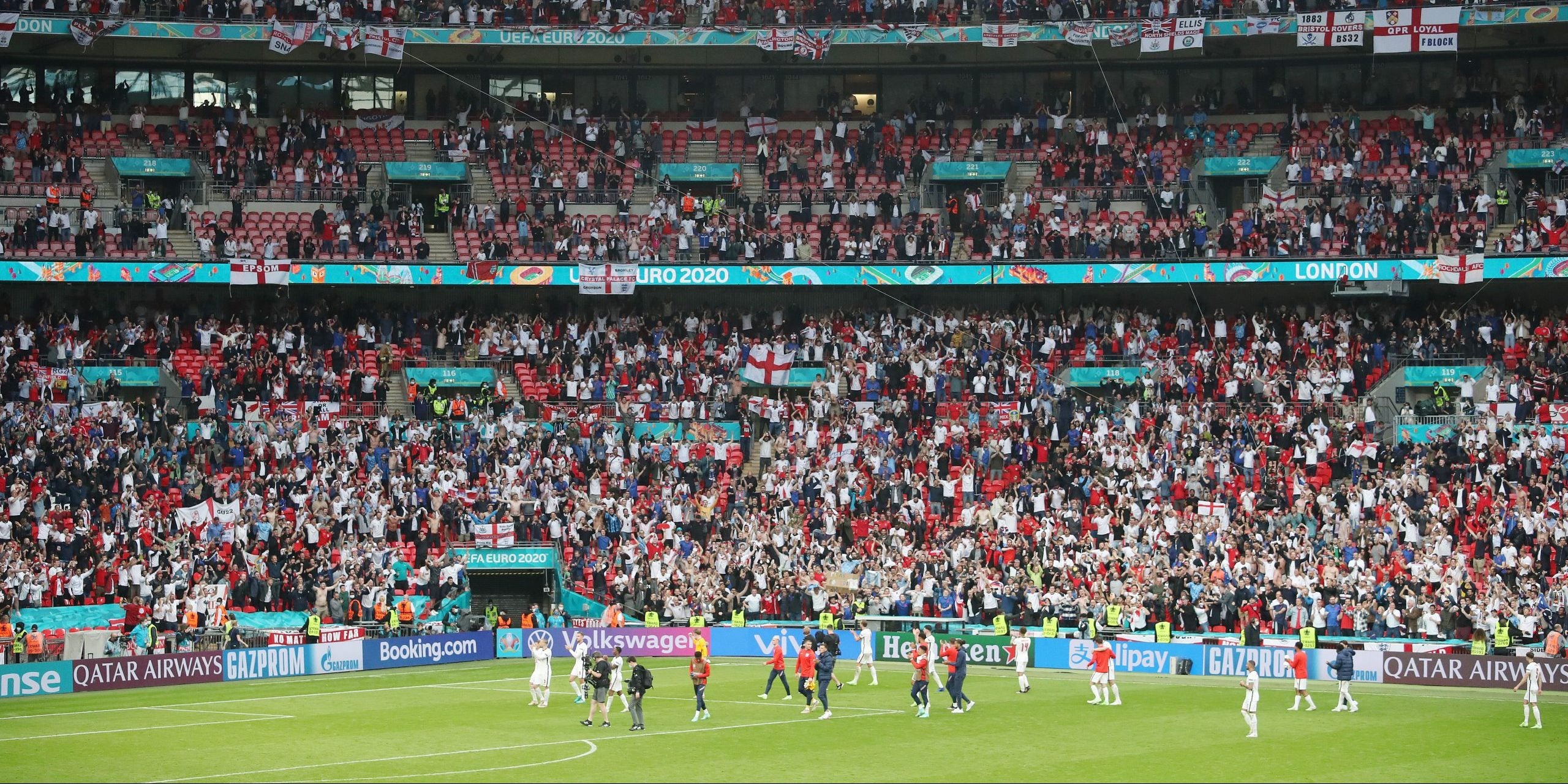 La selecció anglesa, a Wembley | Europa Press